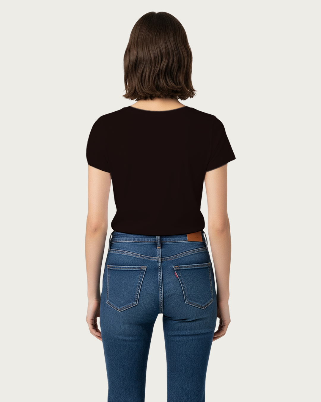 Coffee Brown Solid Classic Standard T-Shirt