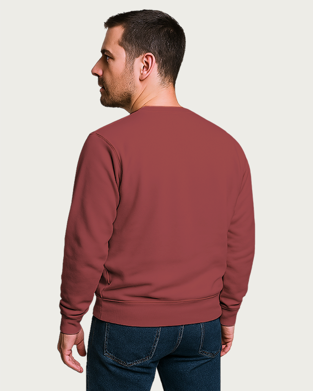 Men&amp;#39;s Coral Regular Sweatshirt