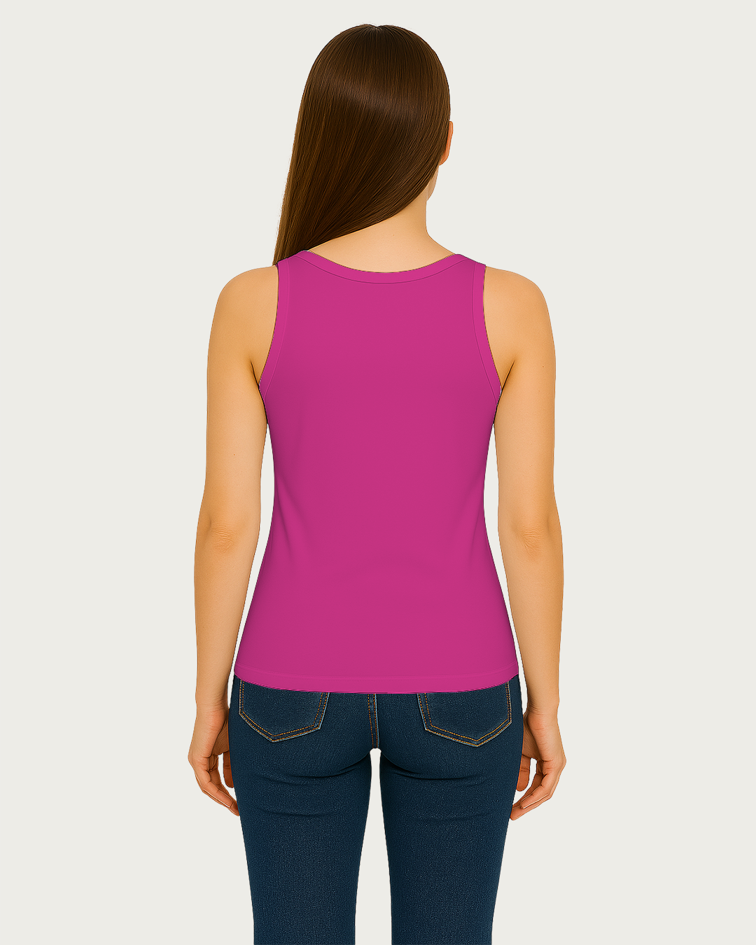 Women&amp;#39;s Tank Top – Premium Cotton, Regular Fit Pink