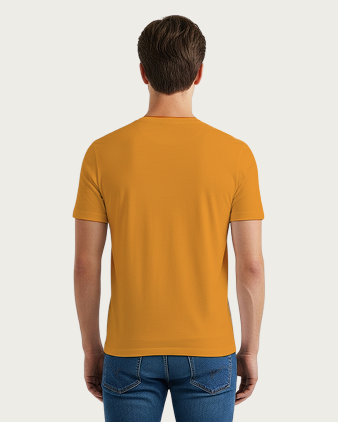 Golden Yellow Plain Classic Standard T-Shirt