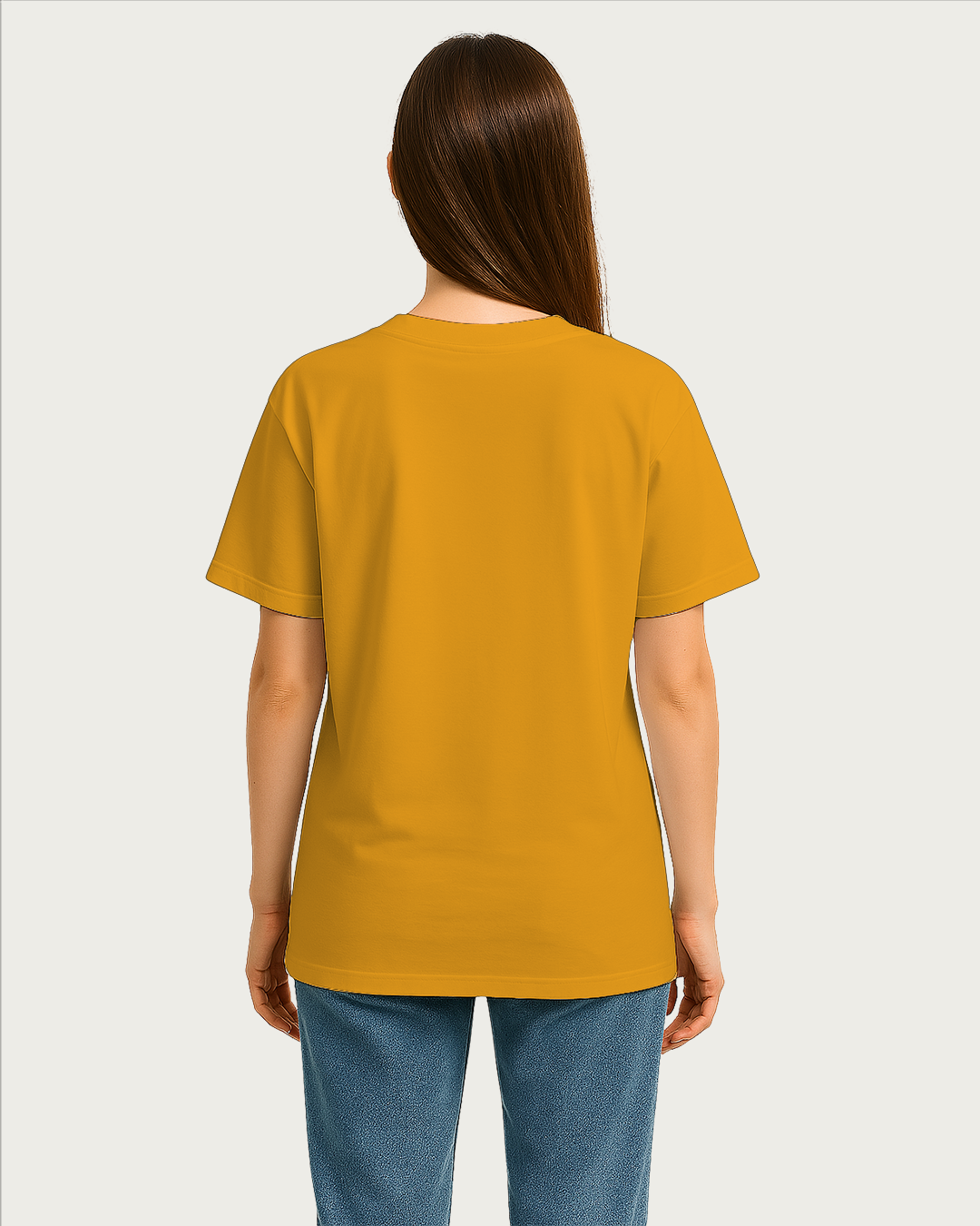 Womens&amp;#39;s Golden Yellow Oversized T-shirt