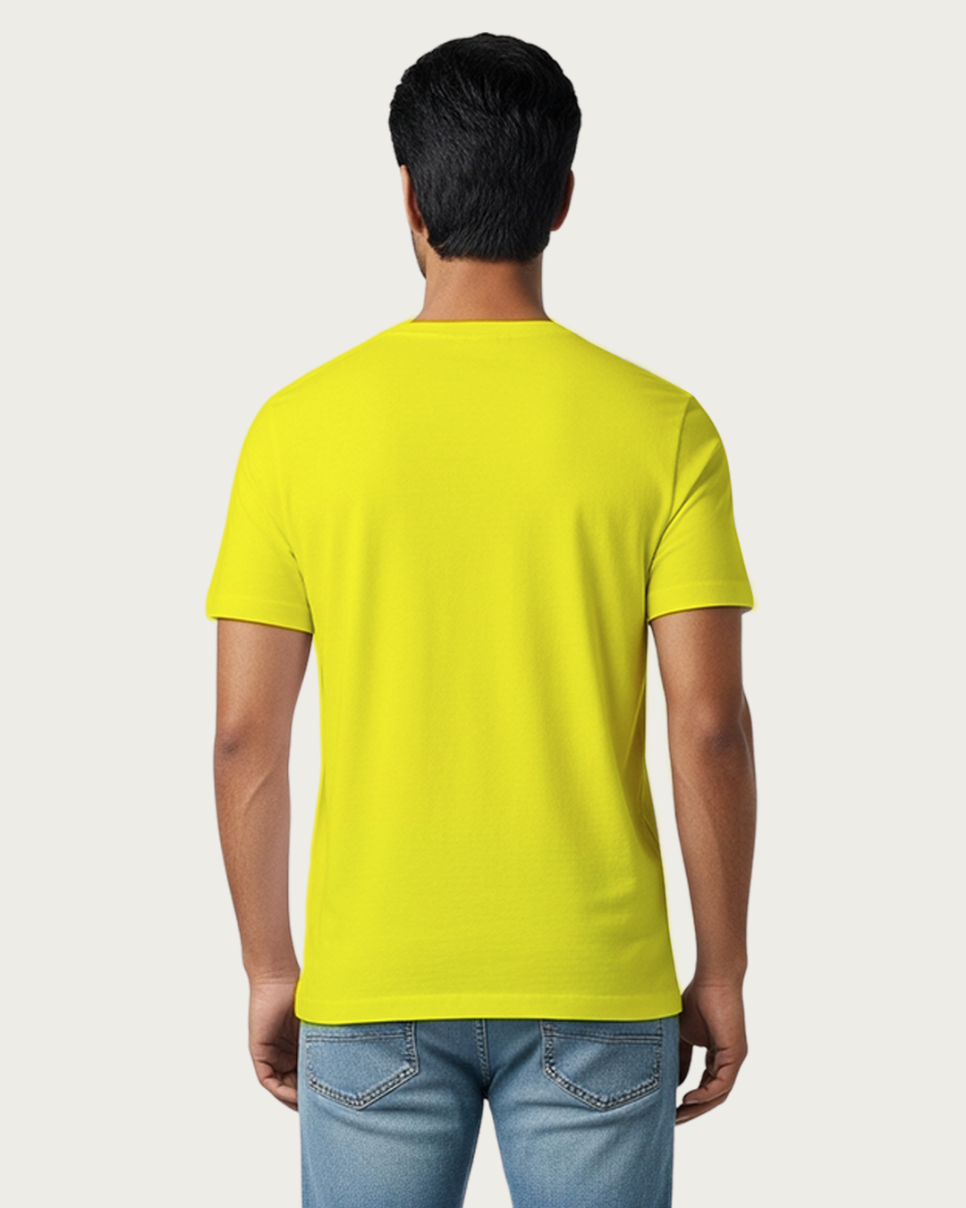 New Yellow Plain Classic Standard T-Shirt
