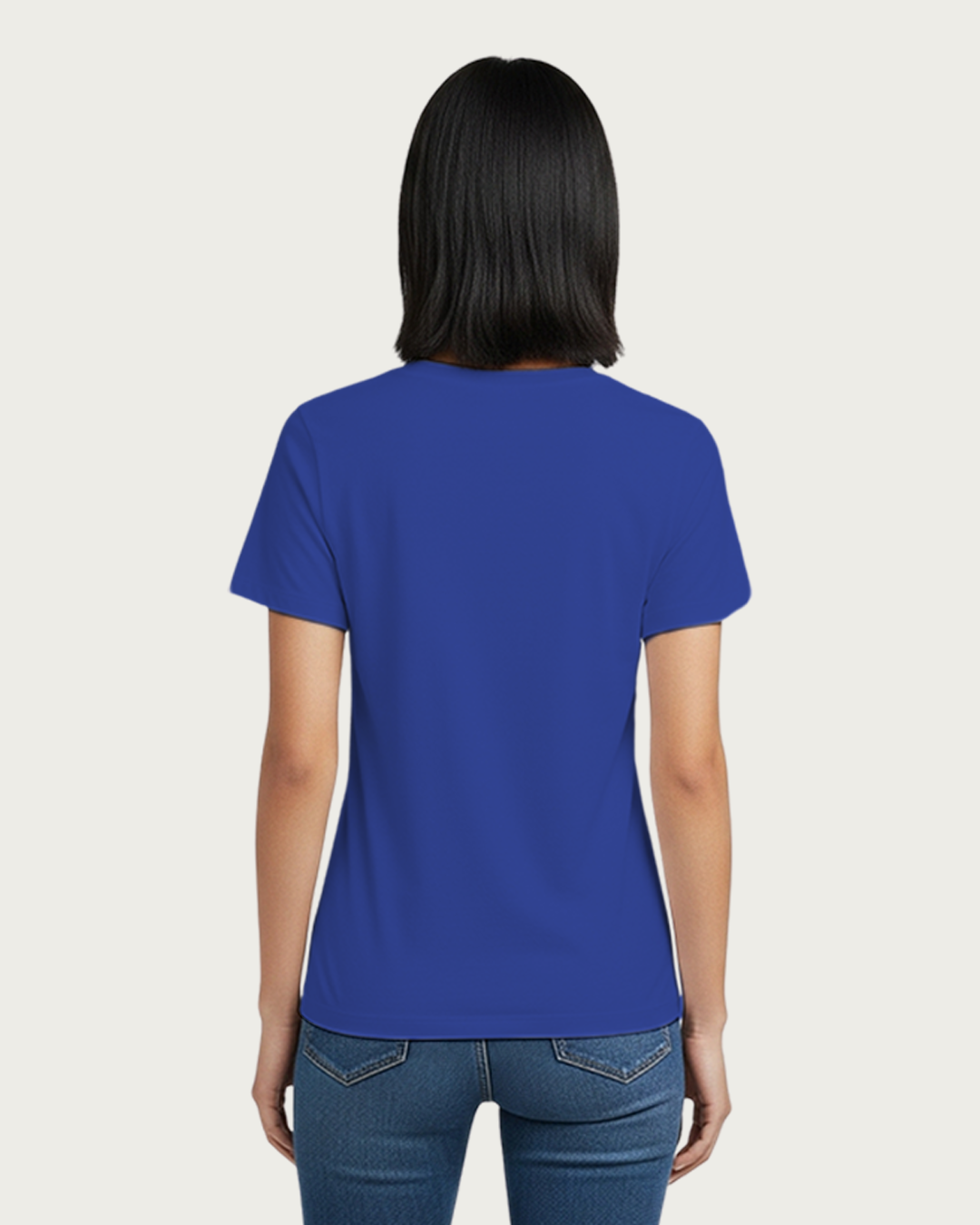 Royal Blue Solid Classic Standard T-Shirt