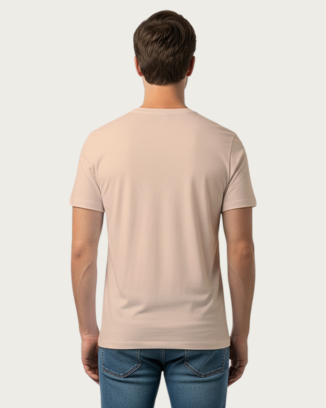 Peach Plain Classic Standard T-Shirt