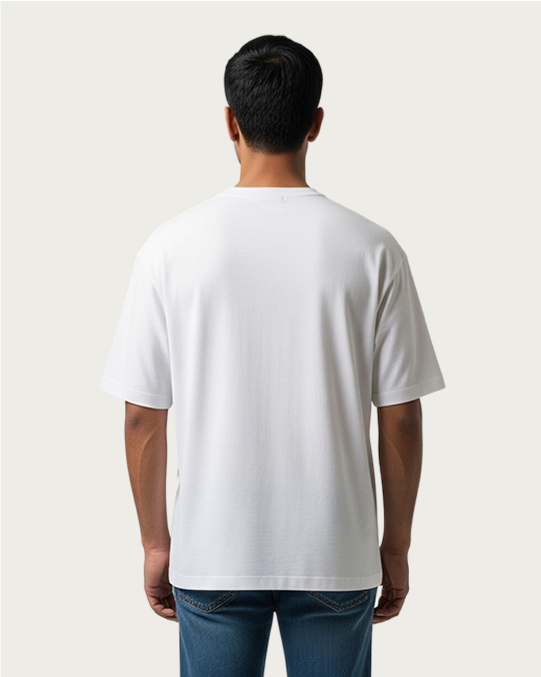 Men&amp;#39;s White Oversized T-shirt
