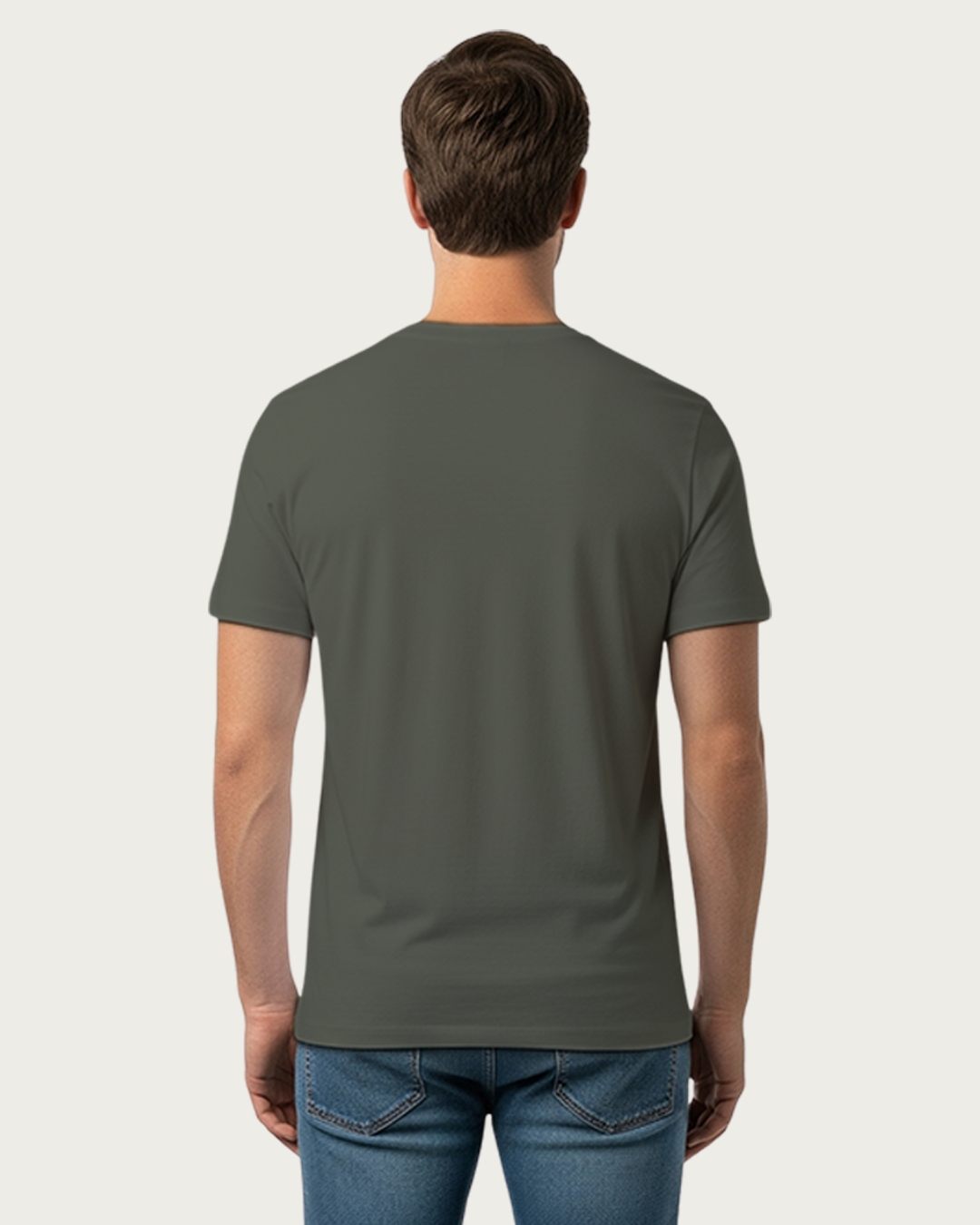 Olive Green Plain Classic Standard T-Shirt