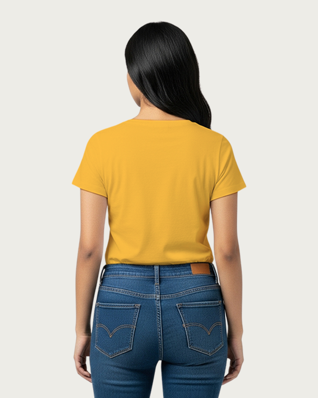 Mustard Yellow Solid Classic Standard T-Shirt