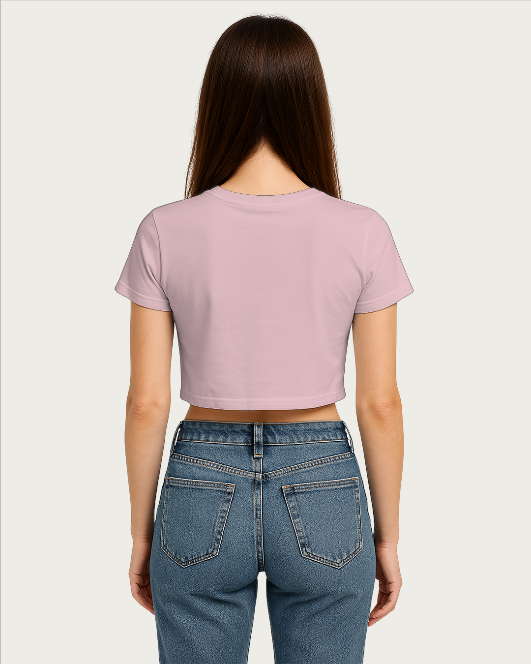 Bencut Women&amp;#39;s Blank Crop Top Light Baby Pink