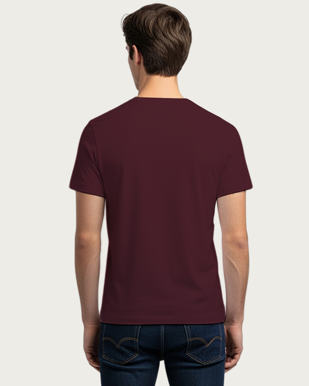 Maroon Plain Classic Standard T-Shirt