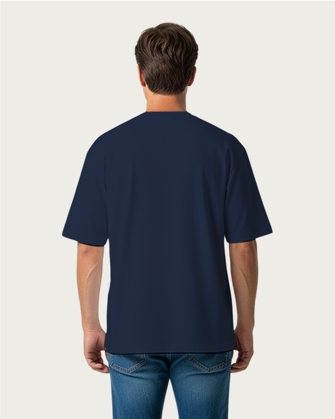 Men&amp;#39;s Navy Blue Oversized T-shirt
