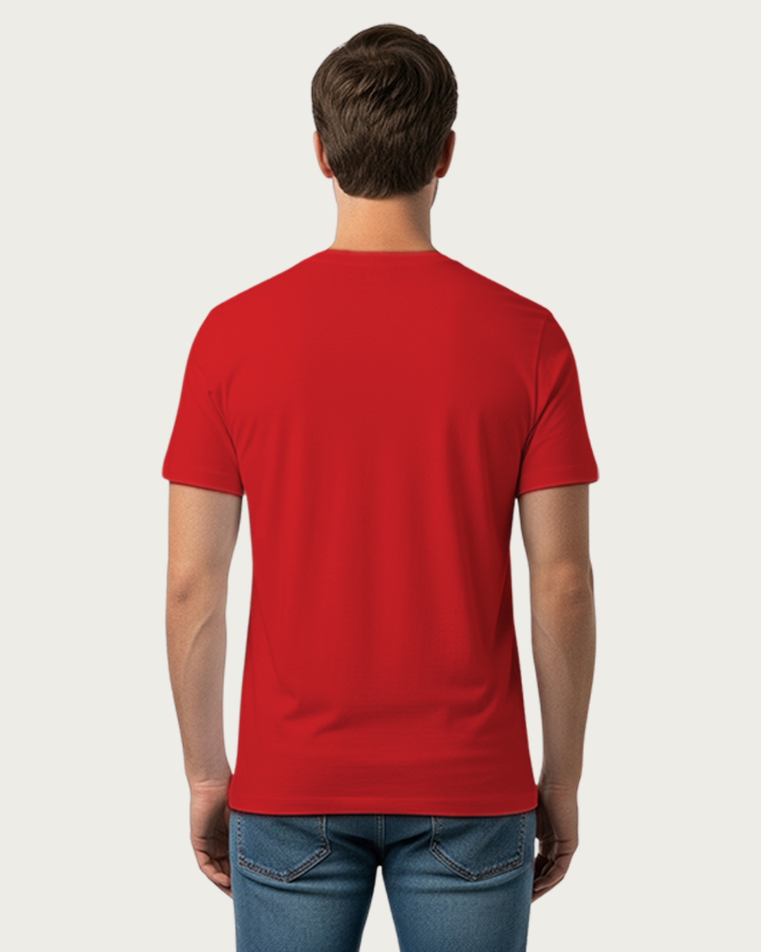 Red Plain Classic Standard T-Shirt