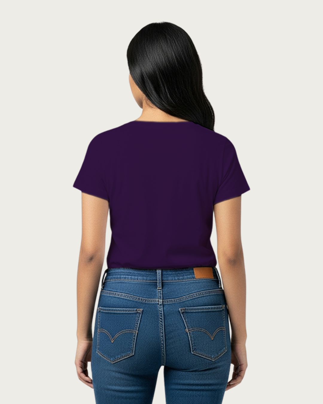 Purple Solid Classic Standard T-Shirt