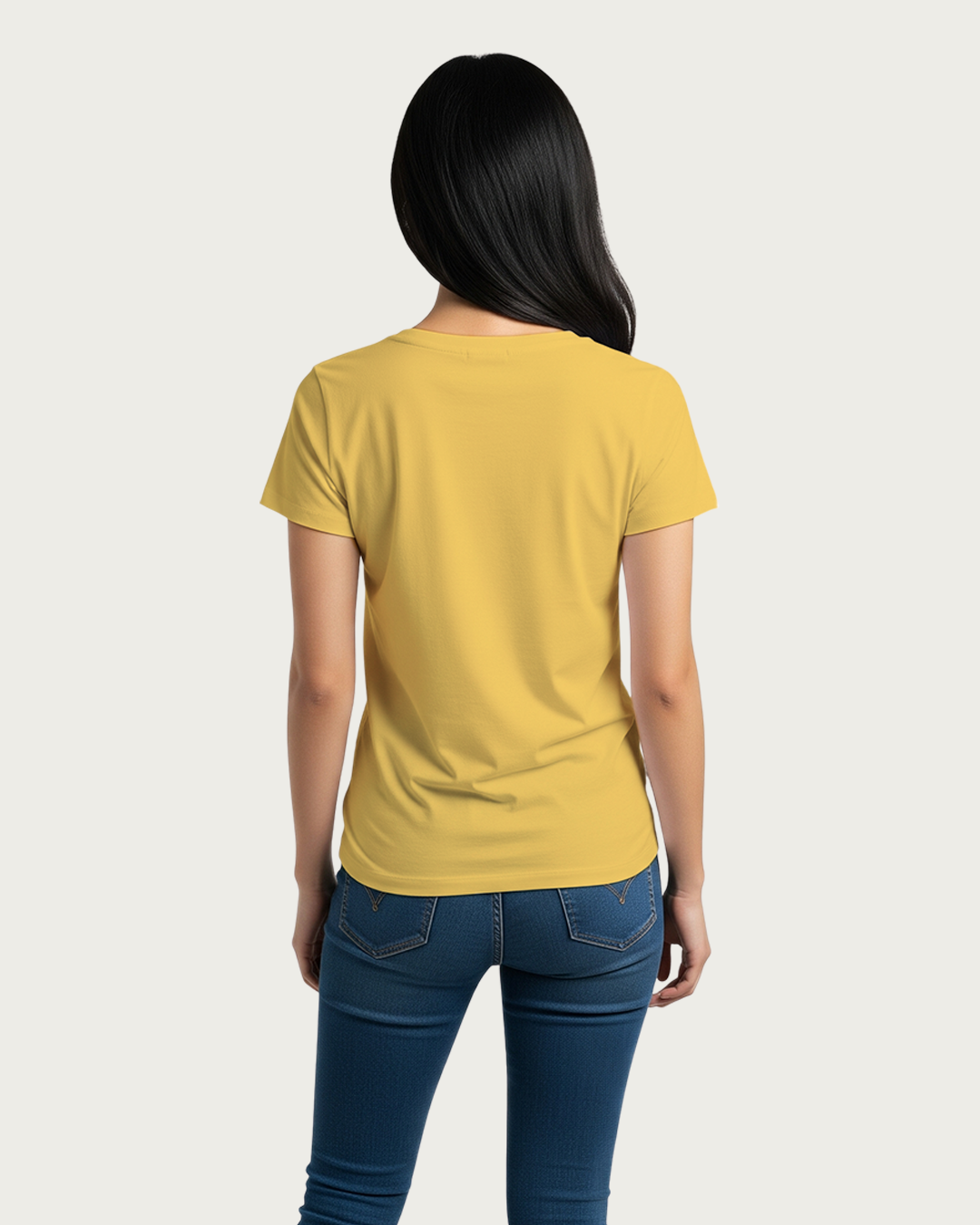 Yellow Solid Classic Standard T-Shirt