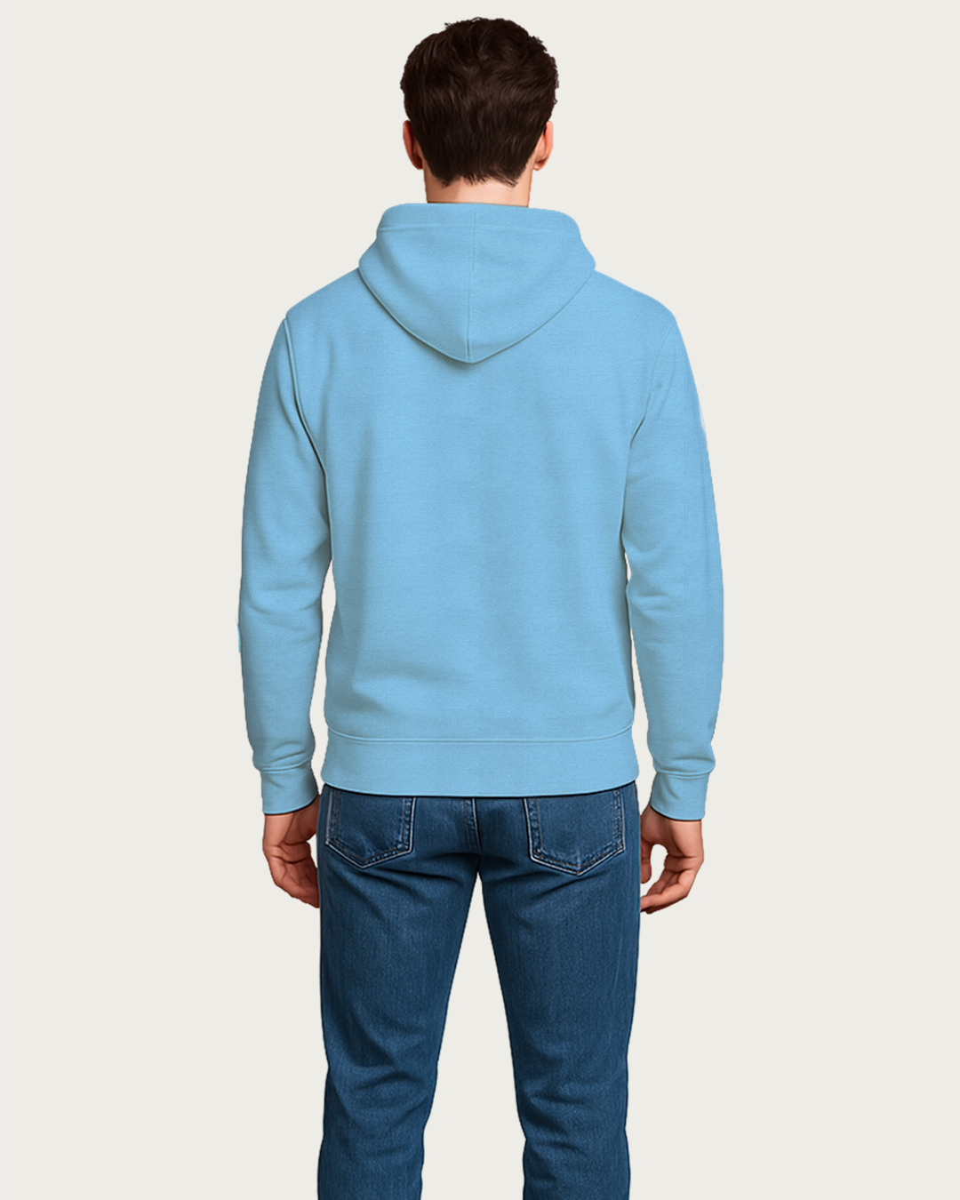 Men&amp;#39;s Baby Blue Regular Hoodies