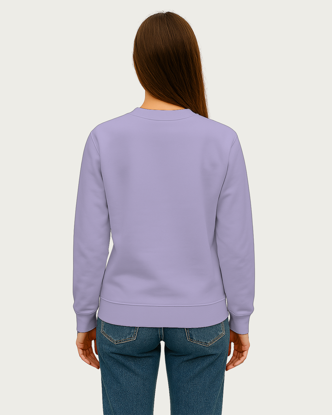 Women&amp;#39;s Lavender Regular Sweatshirt