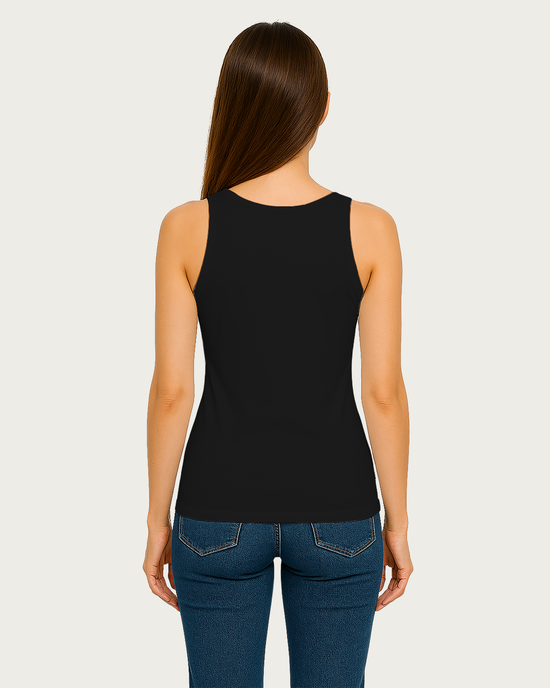 Women&amp;#39;s Tank Top – Premium Cotton, Regular Fit Black