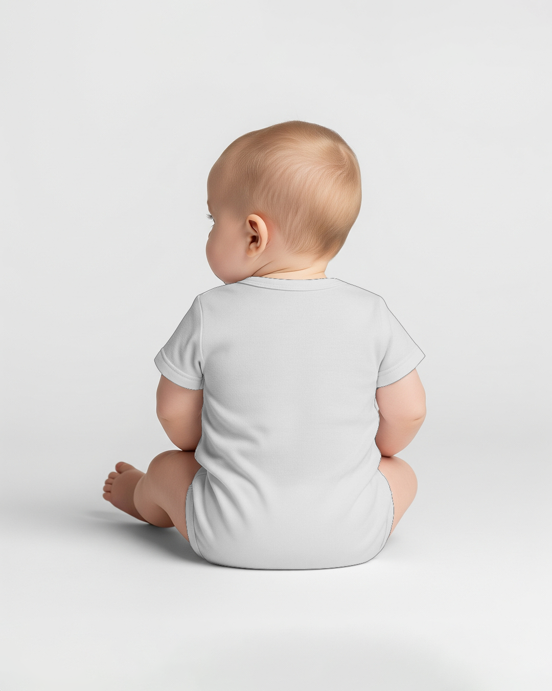 Kids Cotton Romper – Soft &amp;amp; Comfy White