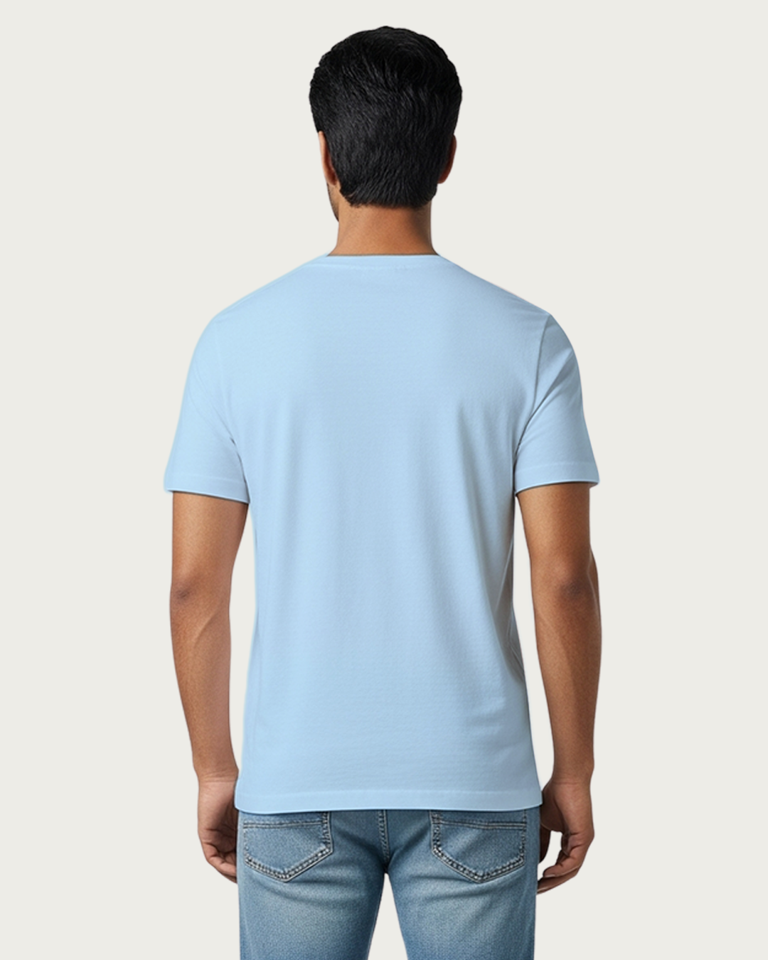 Baby Blue Plain Classic Standard T-Shirt