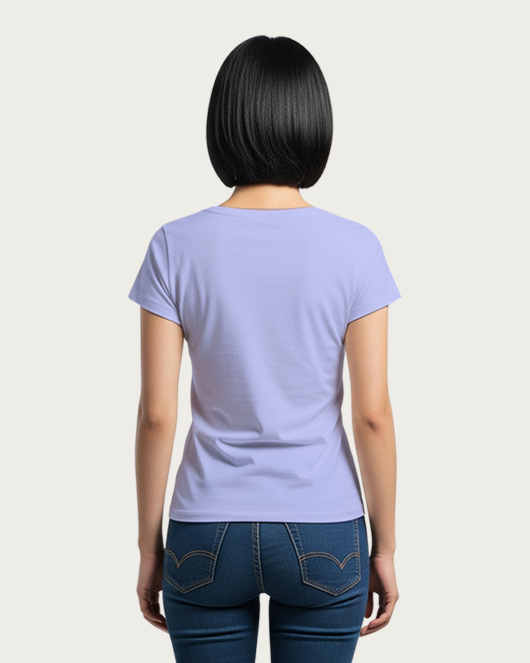 Lavender Solid Classic Standard T-Shirt