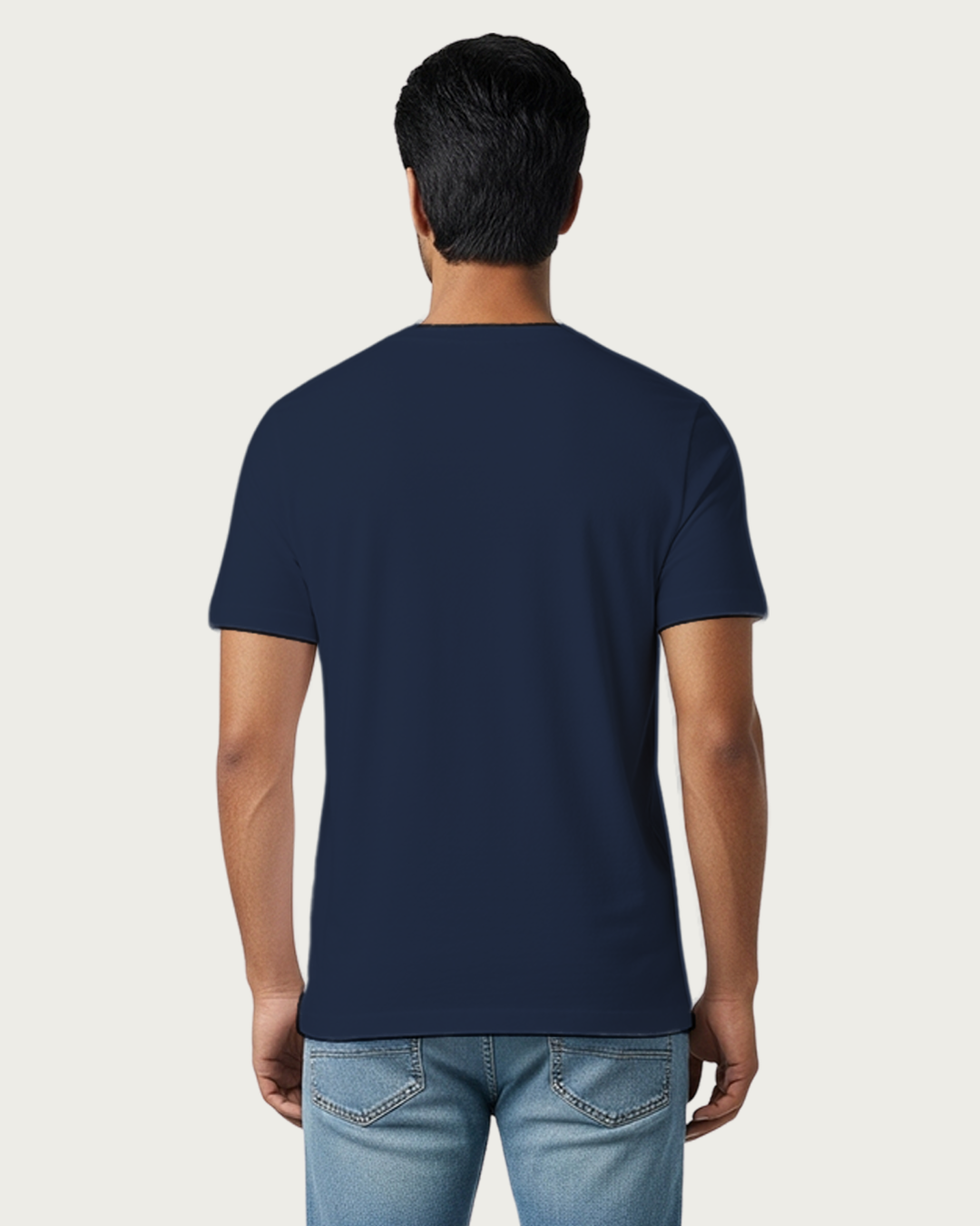 Navy Blue Plain Classic Standard T-Shirt