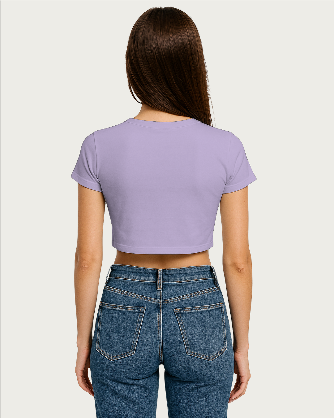 Bencut Women&amp;#39;s Blank Crop Top Lavender