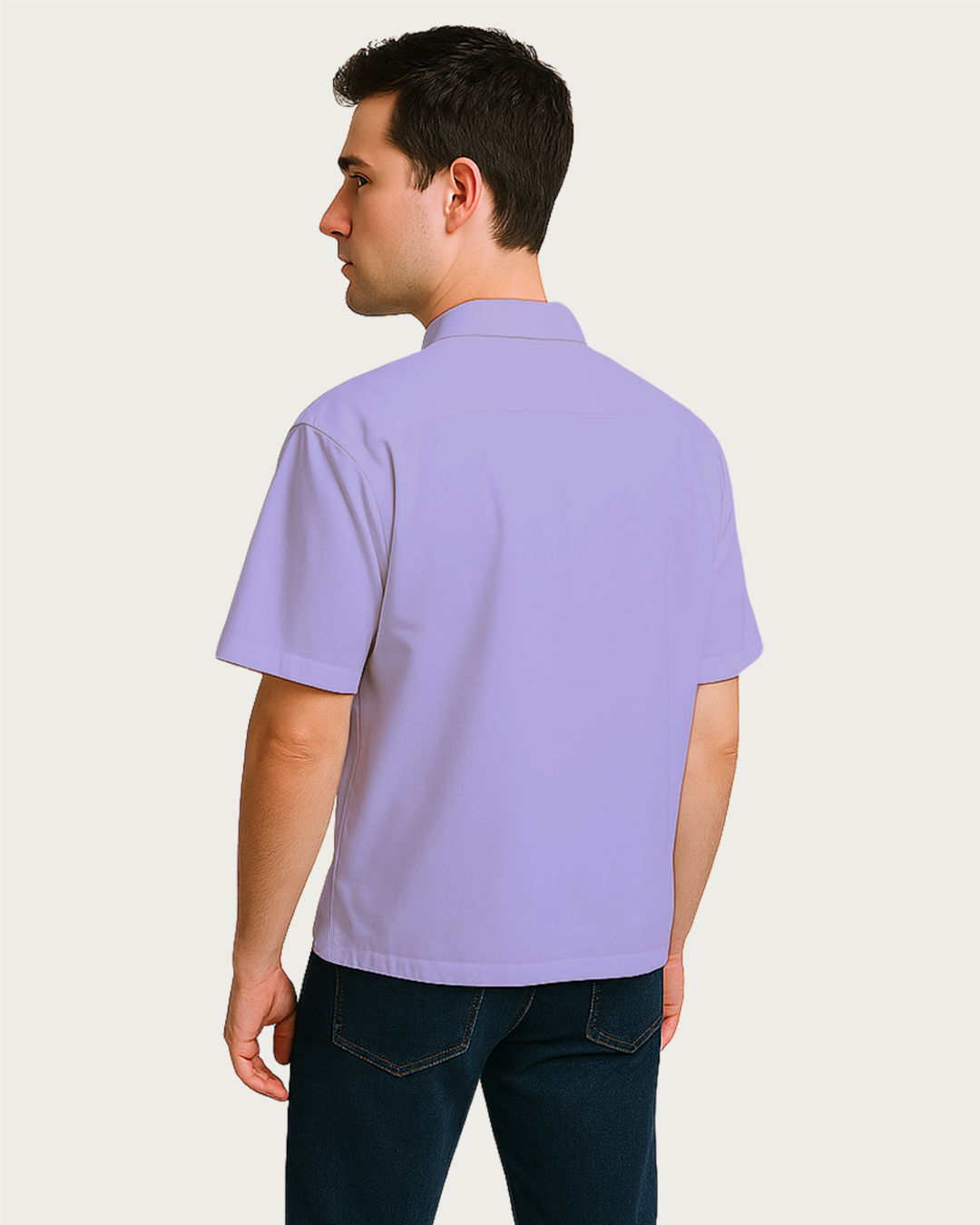 Men&amp;#39;s Lavender Oversized Shirt