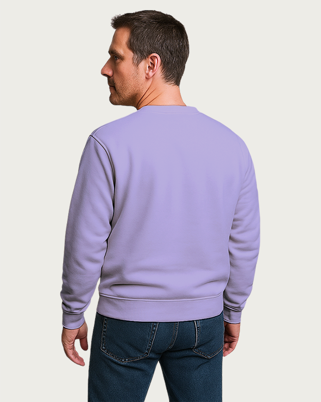 Men&amp;#39;s Lavender Regular Sweatshirt