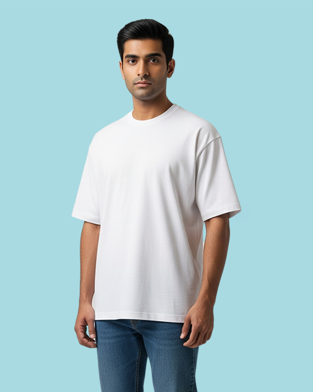 Men&amp;#39;s White Oversized T-shirt