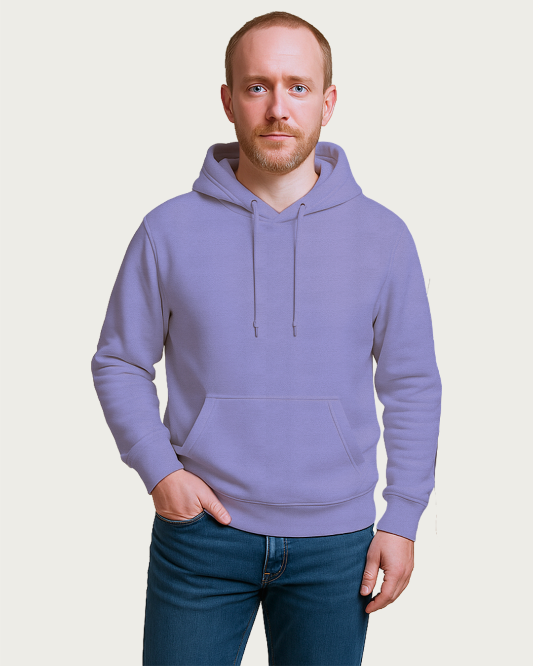 Men&amp;#39;s Lavender Regular Hoodies