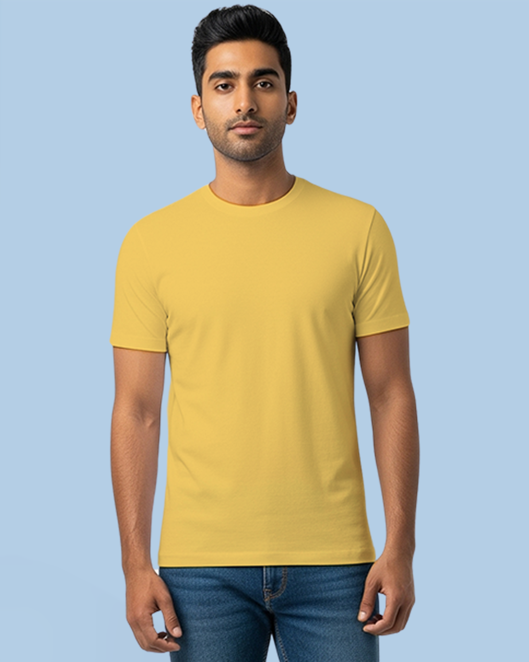 Yellow Plain Classic Standard T-Shirt