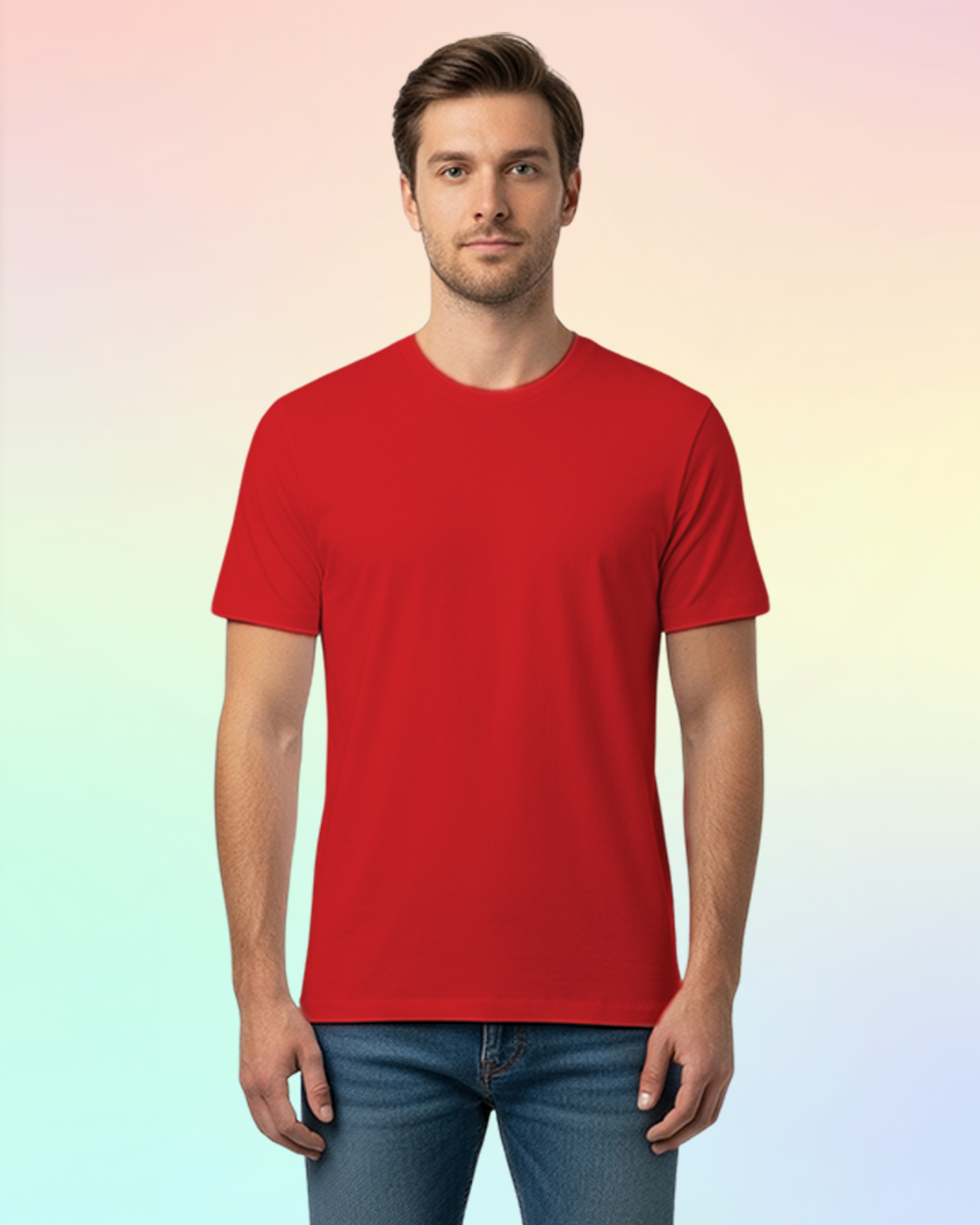 Red Plain Classic Standard T-Shirt
