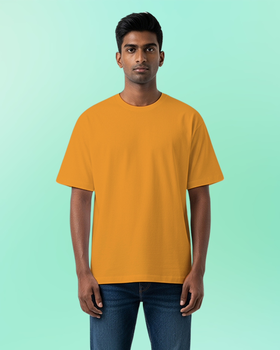 Men&amp;#39;s Golden Yellow Oversized T-shirt