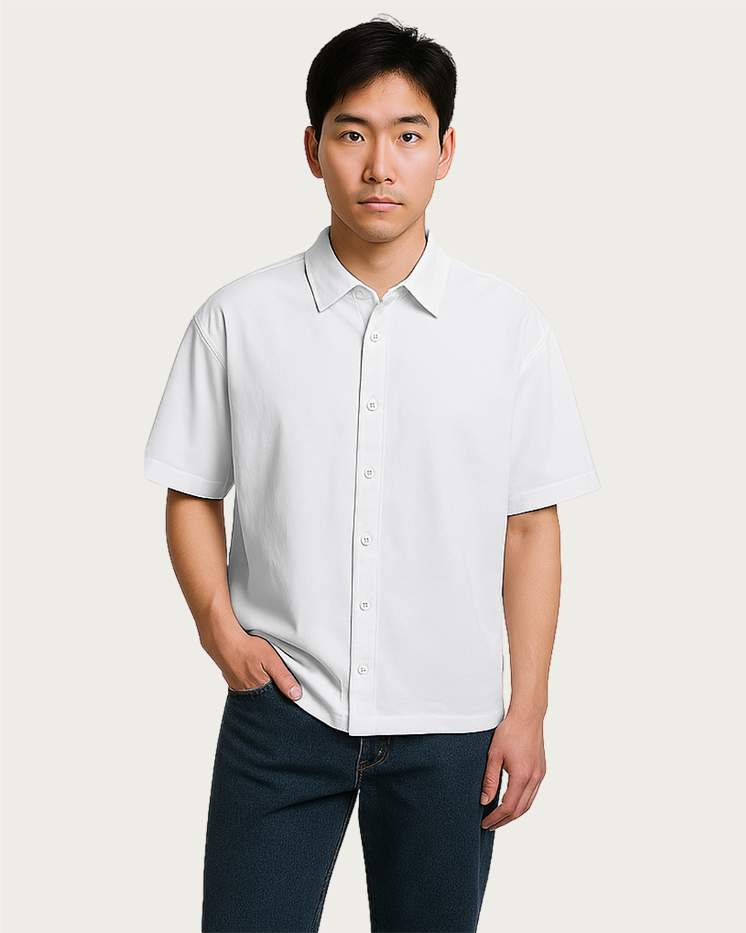 Men&amp;#39;s White Oversized Shirt
