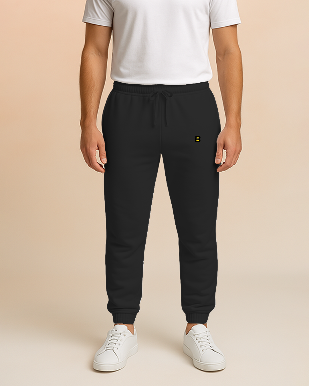 Bencut Men&amp;#39;s Black Joggers