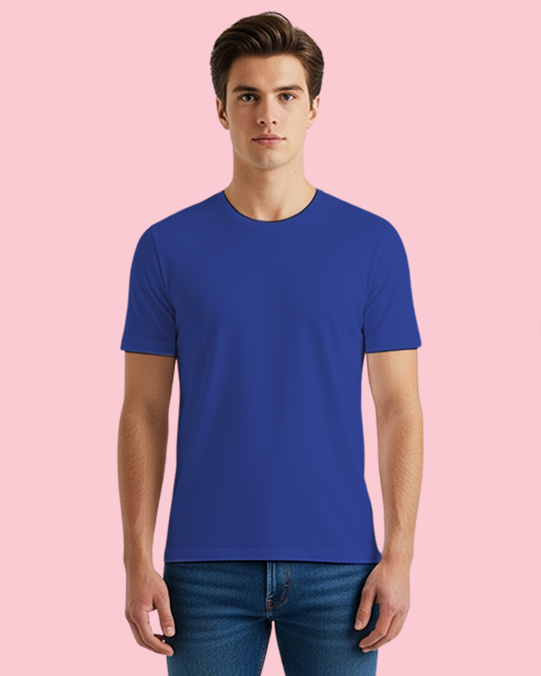 Royal Blue Plain Classic Standard T-Shirt