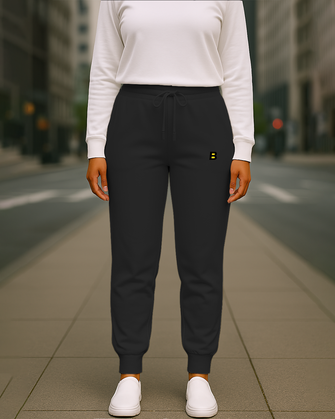 Bencut Women&amp;#39;s Black Joggers