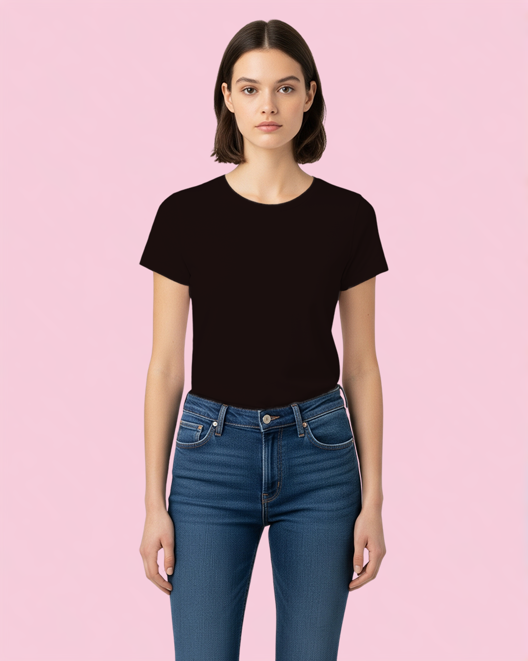 Coffee Brown Solid Classic Standard T-Shirt