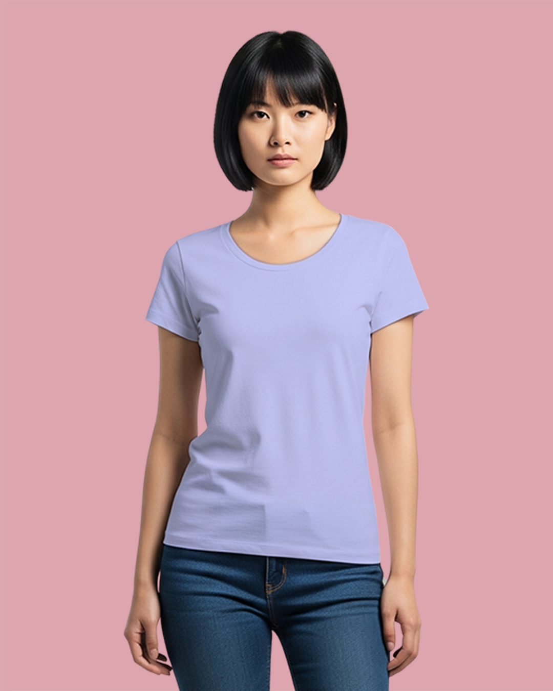 Lavender Solid Classic Standard T-Shirt