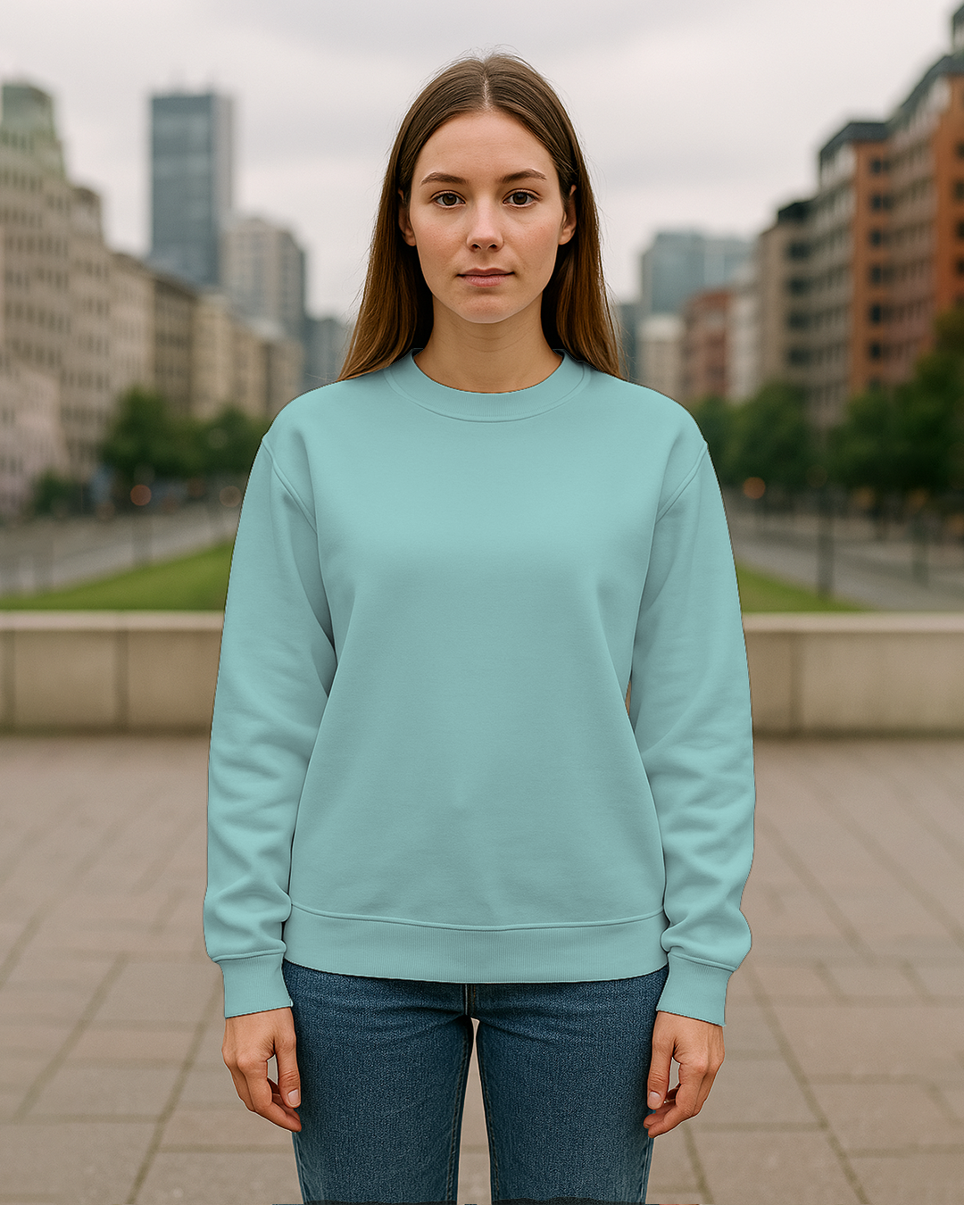 Women&amp;#39;s Mint Regular Sweatshirt