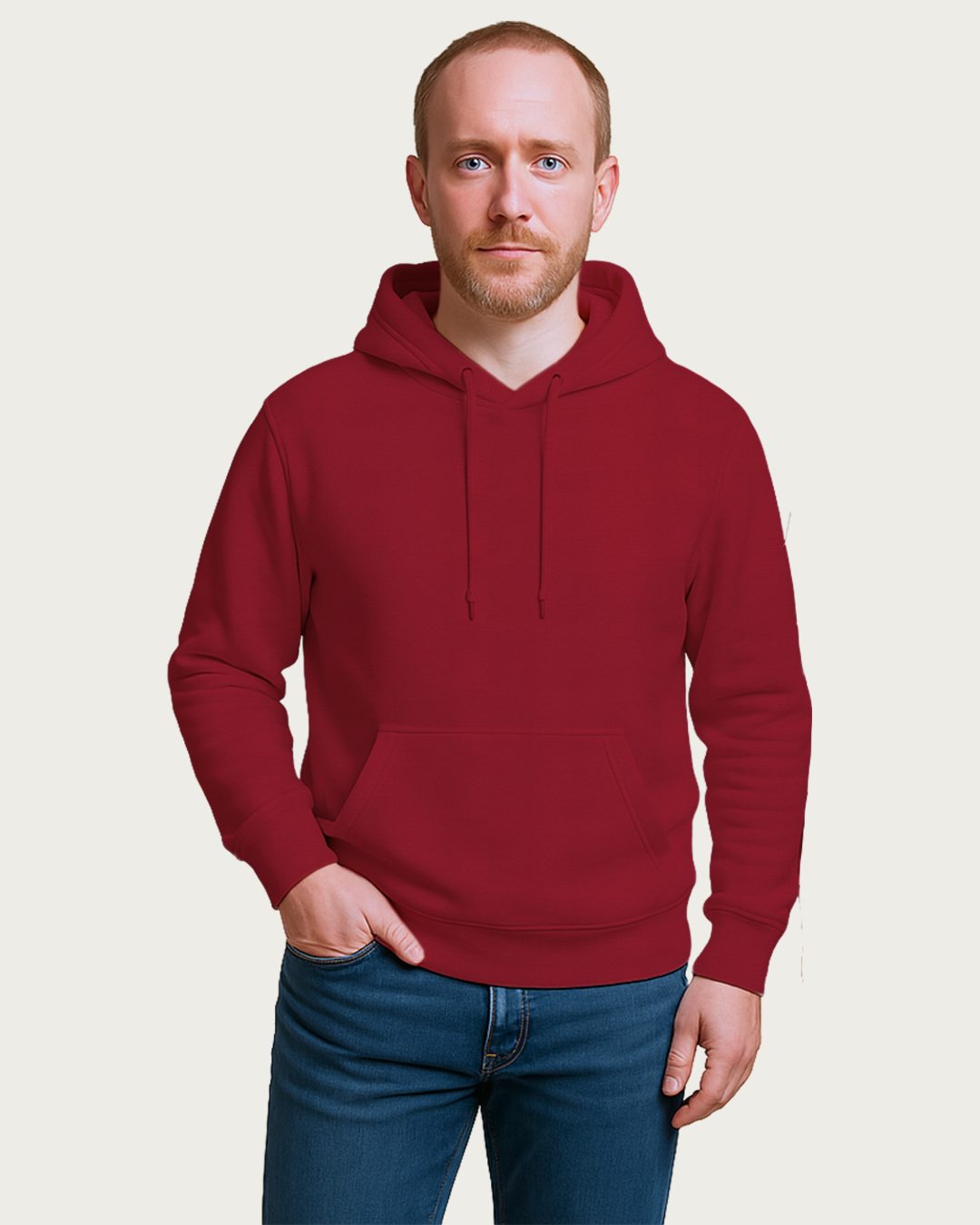 Men&amp;#39;s Red Regular Hoodies