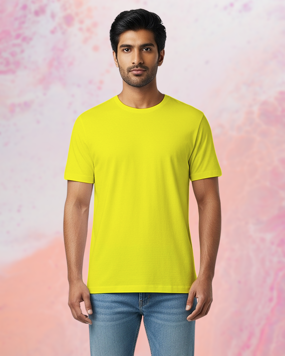 New Yellow Plain Classic Standard T-Shirt