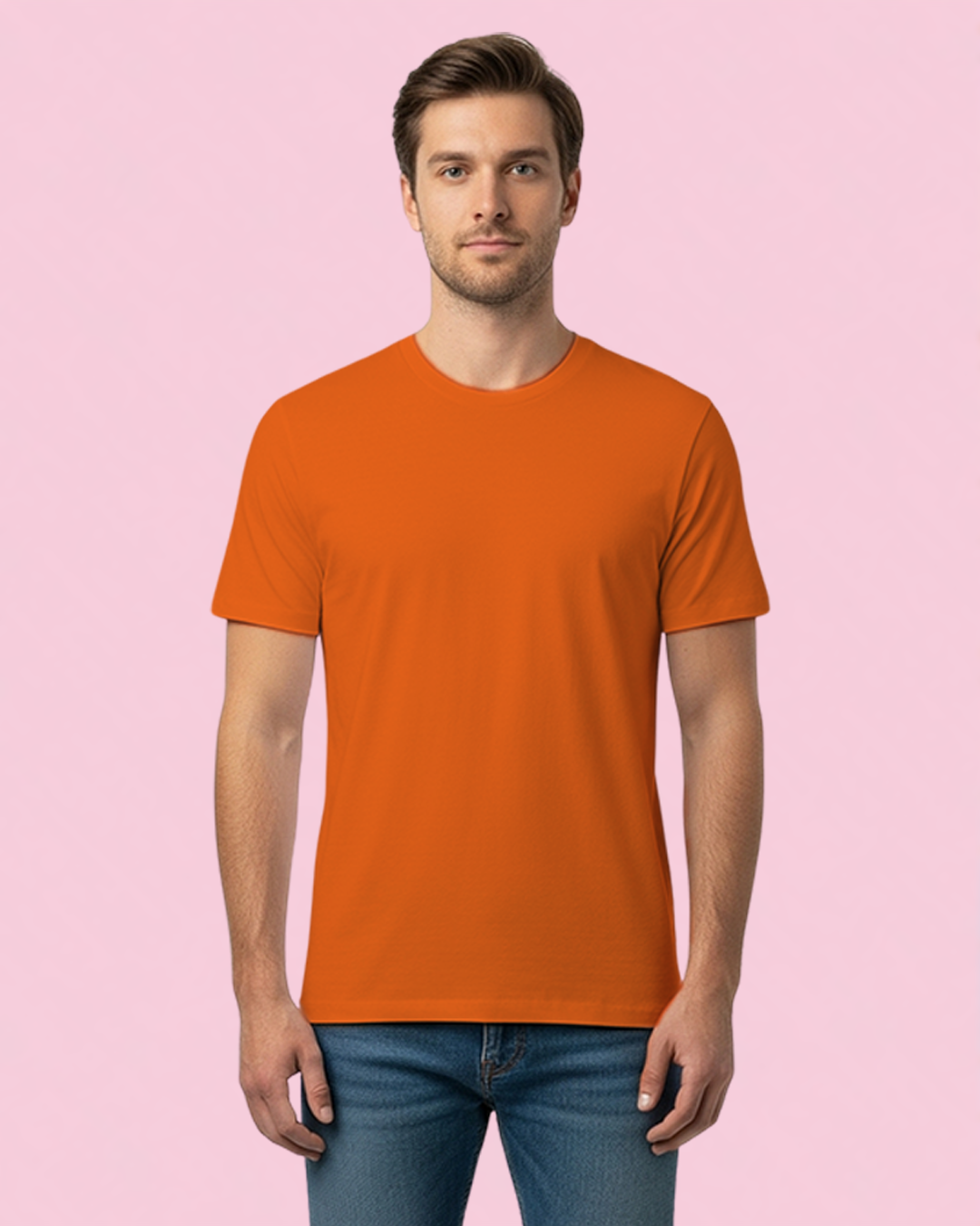 Orange Plain Classic Standard T-Shirt