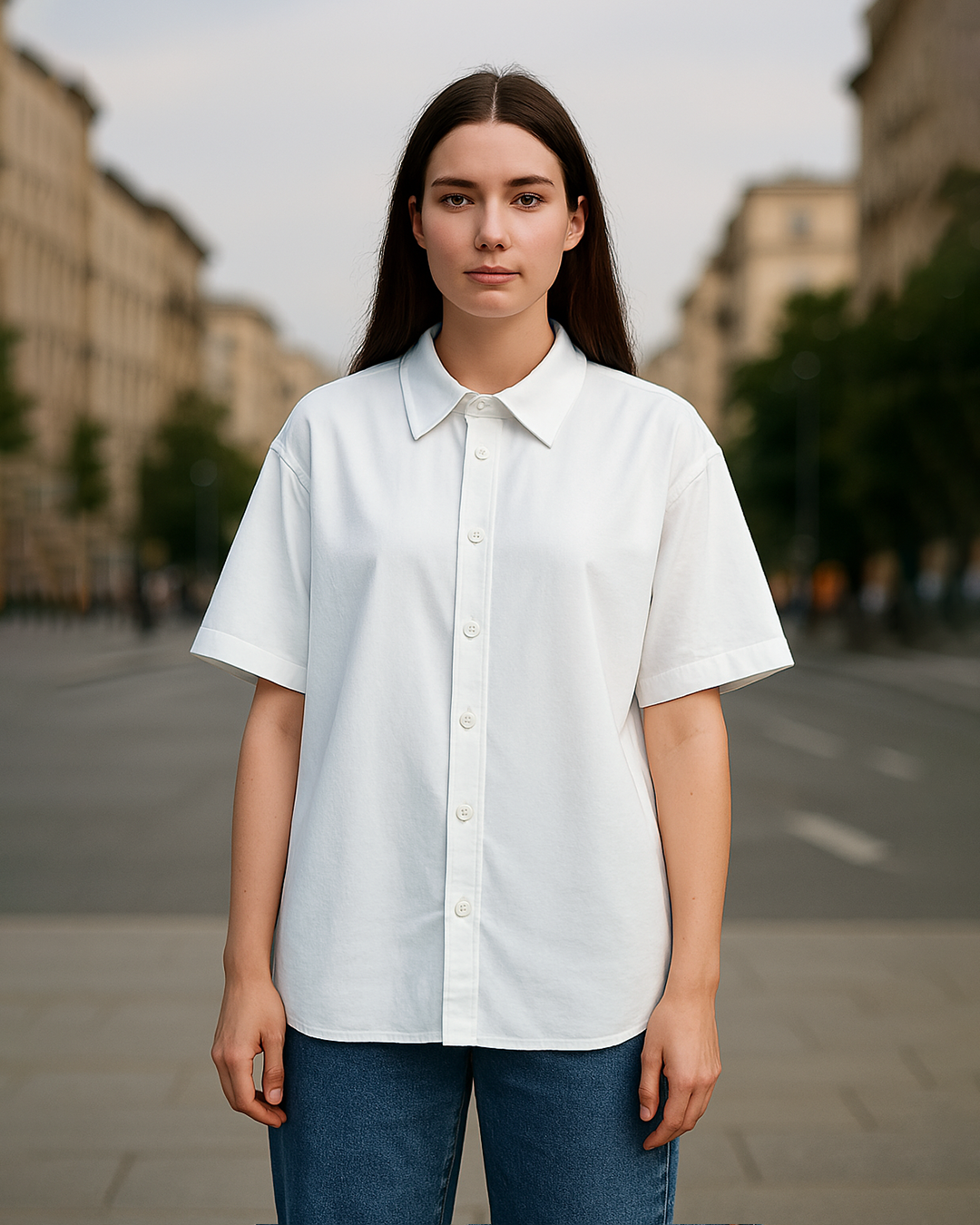 Women&amp;#39;s White Oversized Shirt