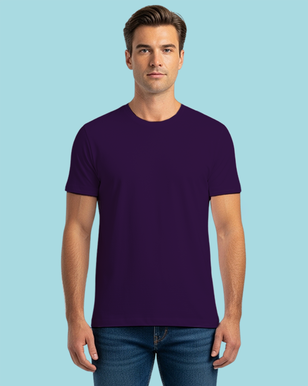 Purple Plain Classic Standard T-Shirt