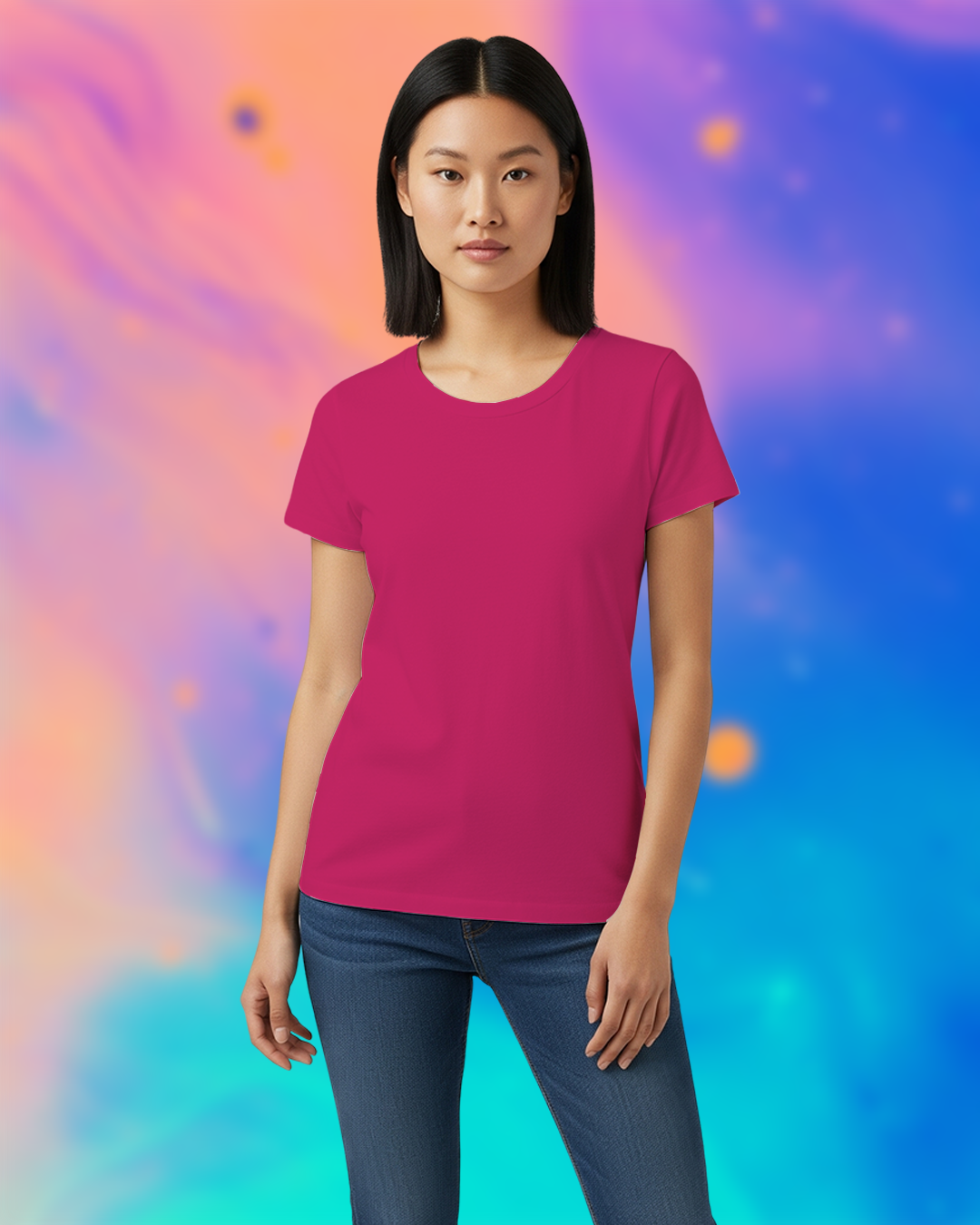 Pink Solid Classic Standard T-Shirt