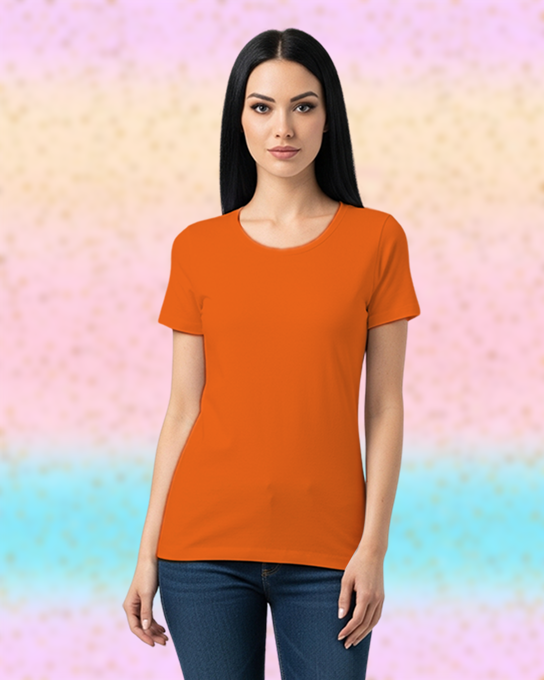 Orange Solid Classic Standard T-Shirt