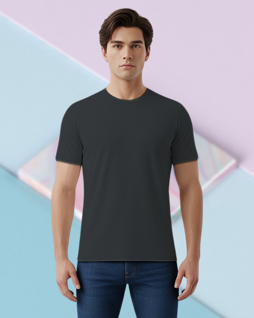 Steel Grey Plain Classic Standard T-Shirt
