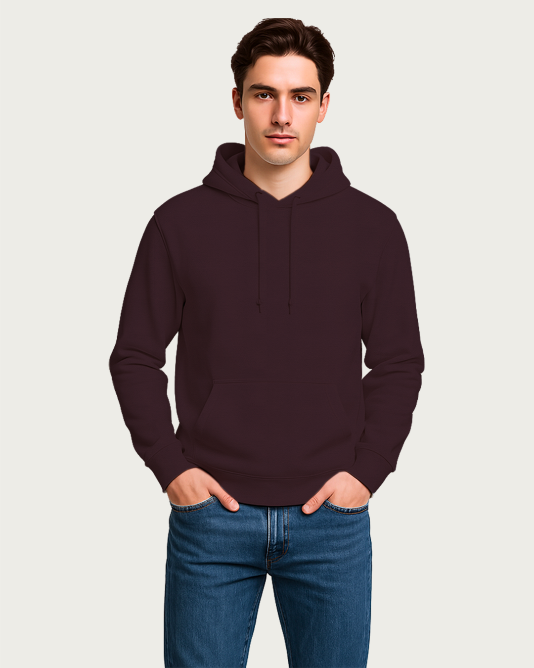 Men&amp;#39;s Maroon Regular Hoodies