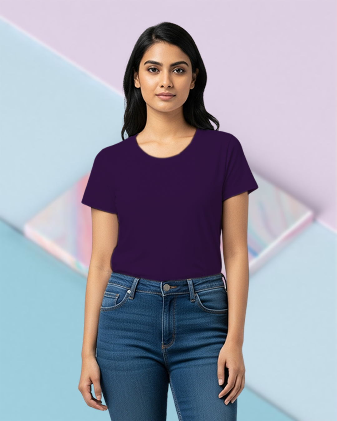 Purple Solid Classic Standard T-Shirt