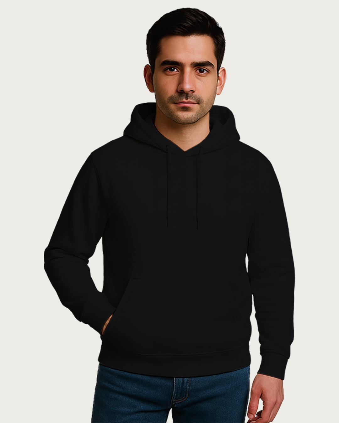 Men&amp;#39;s Black Regular Hoodies